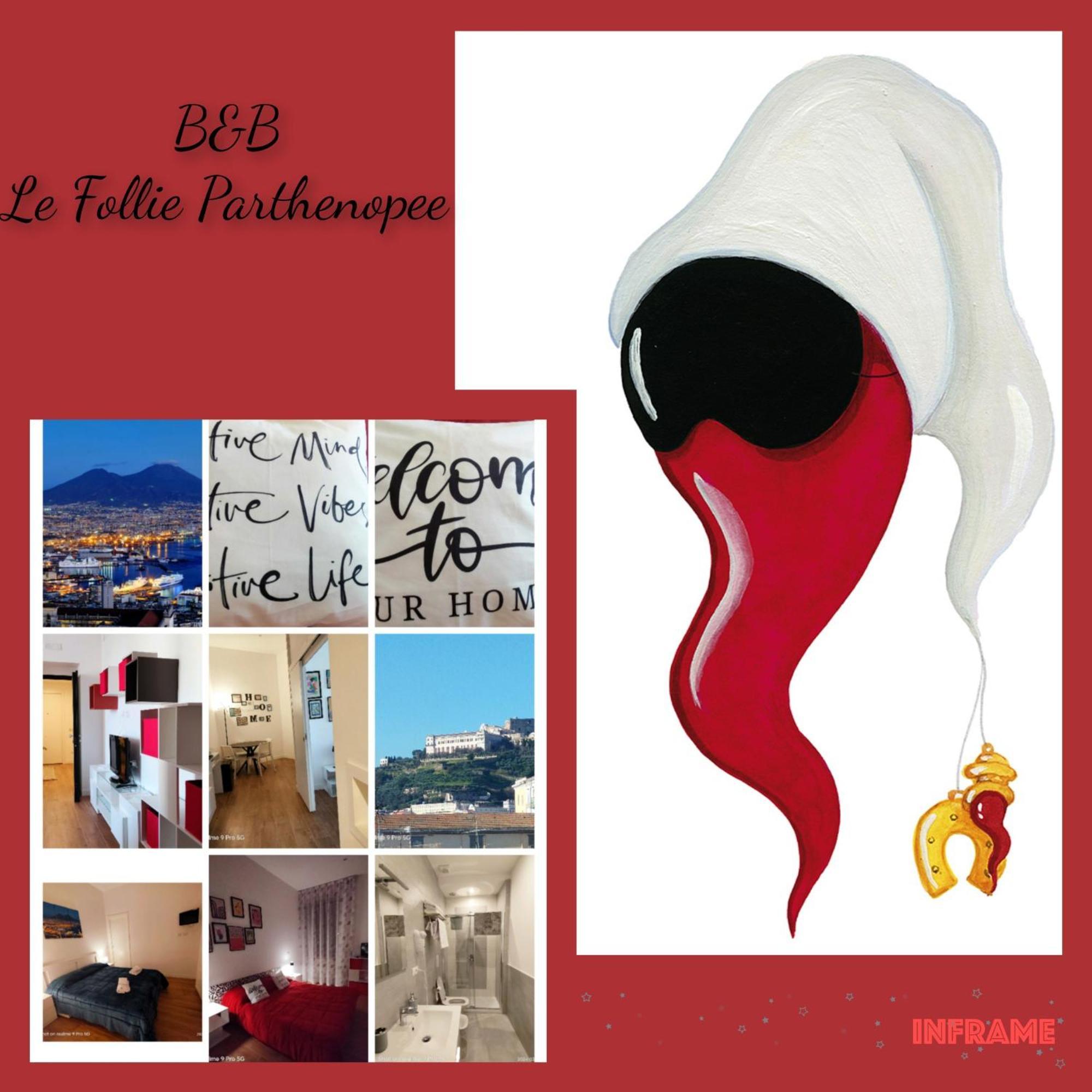 Le Follie Parthenopee Bed and Breakfast Neapel Exteriör bild